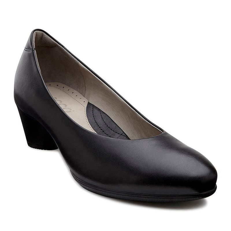 Pumps Ecco Sculptured 45 Para Mujer,Negras,420968-YMP